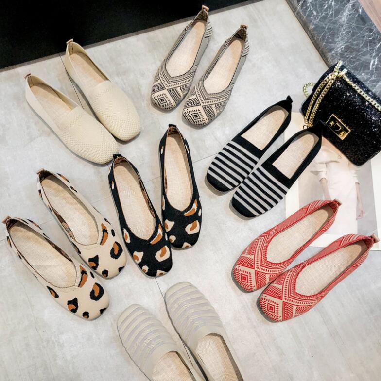 パンプス レディース ニット フラットパンプス バレエパンプス ぺたんこ ニットパンプス 通気性よい 履きやすい 走れる 長時間 通勤 仕事 可愛いサンダル