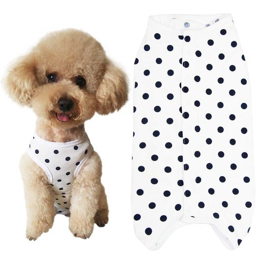 KUVEELA PET 術後服 犬 小型犬 中型犬 服 犬用品 術後ウェア 術後カバー服 エリザ...