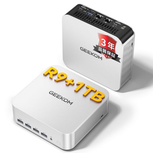 「王者性能」GEEKOM A7 Max ミニ PC AMD Ryzen 9 7940HS 搭載【8845HS/8745HS/H255 より上位】Radeon 780M (単体 GPU…