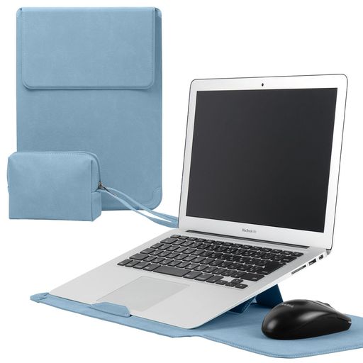 【対応機種】市販された13.3インチから14インチのパソコンに対応可能。13-13.6 インチ Macbook Air 2010-2026 M1/M2/M3/M4/M5 チップス: (A3240 / A3113 / A2681 / A1369 / A1466 / A2337 / A2179 / A1932); @13-14インチ Macbook Pro 2008-2026 M1/ M2/ M3 /M4 /M5 Max/Proチップス: (A3112 / A3185 / A3401 / A2159 / A1989 / A1425 / A1502 / A1278 / A1706 / A1708 / A2251 / A2338 / A2442/ A2918 / A2992 / A2779) Macbook底面のMode番号をご確認の上お買い求めください、東芝 , 富士通 , 松下 , Dell , Lenovo , ASUS , Acer , HPなどやその他のブランドの14インチ以内のノートパソコンも対応可能。 【360°保護機能】耐水性PUレザーと柔らかい裏地で高い保護力を提供します。