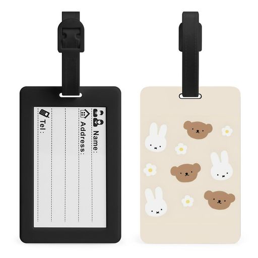 荷物タグネームタグ荷物ラベルバッグタグスーツケースタグTpuネームカード付き手荷物ハンドバッグタグ..