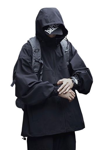 [WULFUL]マウンテンパーカーメンズウインドブレーカー撥水防風マウンテンジャケットアウター軽量秋服大..