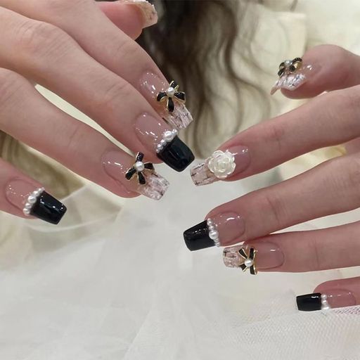 ネイルチップ 24枚入 つけ爪 短め 春夏 人気 和風 かわいい シンプルフレンチネイル 貼るネイルおしゃれ 成人式 入学式 卒業式 パーティー日常生活に使用 キャッツアイネイル光沢 つけ爪…