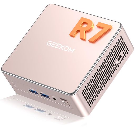 【28dB静音&24時間稼働】GEEKOM A5 ミニPC Ryzen 7 7730U 8コア16スレッド 最大4.5GHz 4画面出力 AI エージェント mi…