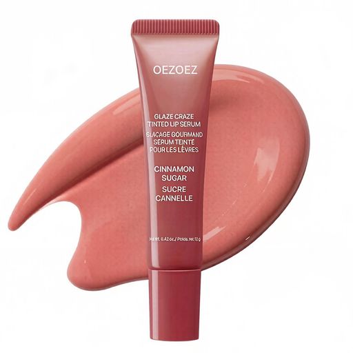 【TikTokで人気】リップセラム lip serum リップクリーム 高保湿 長続き ツヤ感 血色感 低刺激 色付き リップ ティント 角質 ケア 美容液 ディープダスティピンク