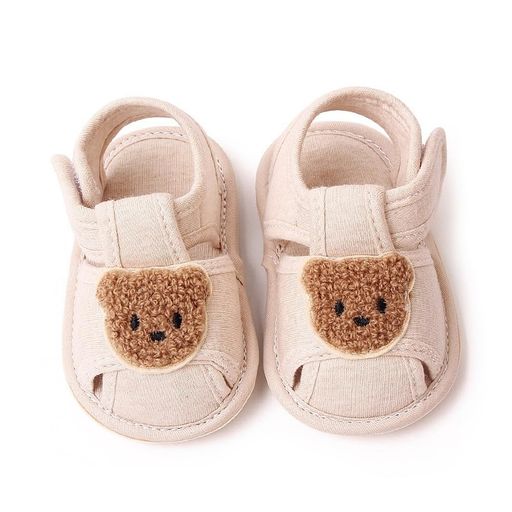 [VNGOLERRY]ベビーサンダルシューズ赤ちゃん靴ファーストシューズ赤ちゃん用靴ベビー靴幼児男の子女の子柔らかい軽量滑り止め歩行練習出産祝いクマうさぎコットンかわいい通気性11cm12cm13…