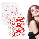 koundenekoラインストーンシール6枚セット顔シール3D光るキラキラフェイスシール自己粘着性リポンハート蝶型ダイヤモンドデコパーツメイクシールネイルアートパーツフェイスステッカー…