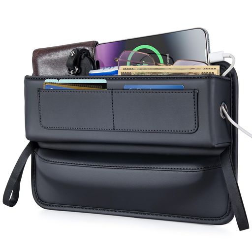 ALIOBCシートサイドポケット車隙間収納カーシート隙間収納ボックス助手席運転席車用コンソールシート隙..