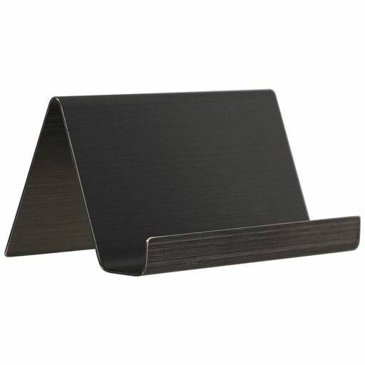 Lurroseカードスタンド名刺立てショカードスタンドステンレス製名刺スタンド名刺入れ美容院价格卡1個入り()