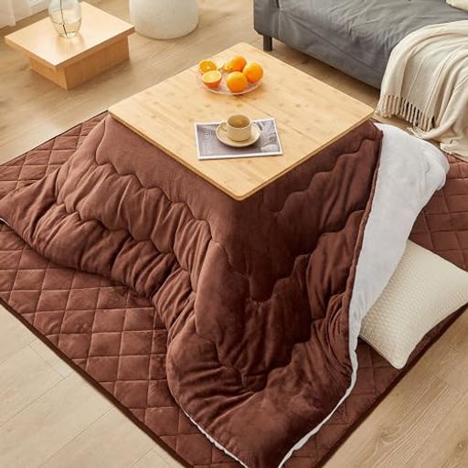 VKLivingこたつ布団長方形掛け敷きセット【SUPERHOT】こたつ布団2点セット【掛布団185x235cm+敷布団190x240cm】火燵布団セット洗えるコタツふとんせっと厚手あったか24時間持続制菌消臭マイクロ…