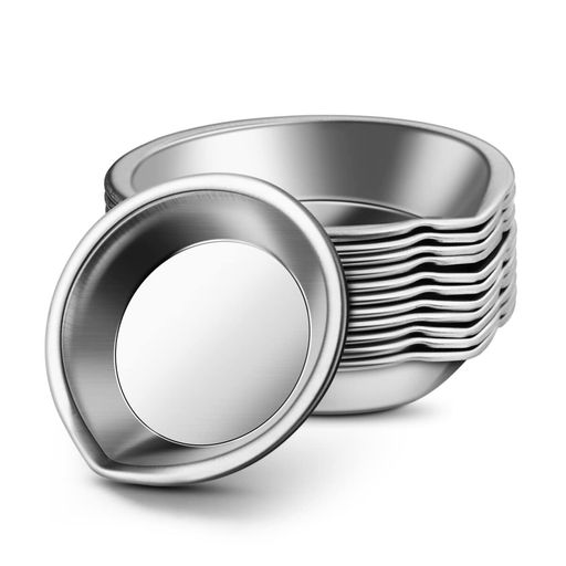 NUOLUX水彩パレットプラモデルステンレス製塗料皿12個塗装セット絵皿溶き皿油絵パレットホビー用塗装用具ペイントトレイ絵の具水彩クラフトDIY塗料