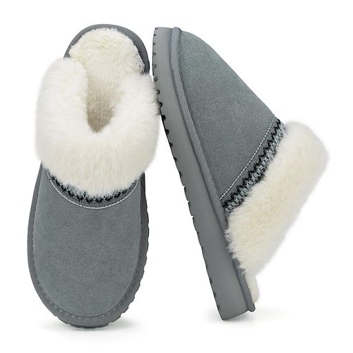 [Mishansha]レディースルームシューズ冬サンダル暖かい室内部屋履き耐久性おしゃれ厚底滑り止めスリッパベランダ外履き