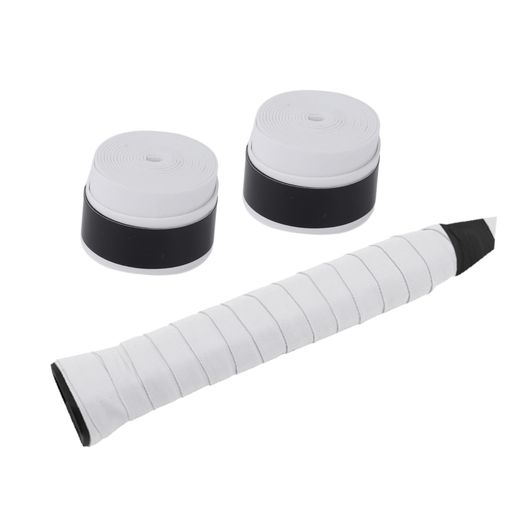 RENEWREVITALグリップテープテニスバドミントン2本セットグリップテープ握り心地良い釣り竿自転車野球ラケット用ウェットタイプ白/接着..