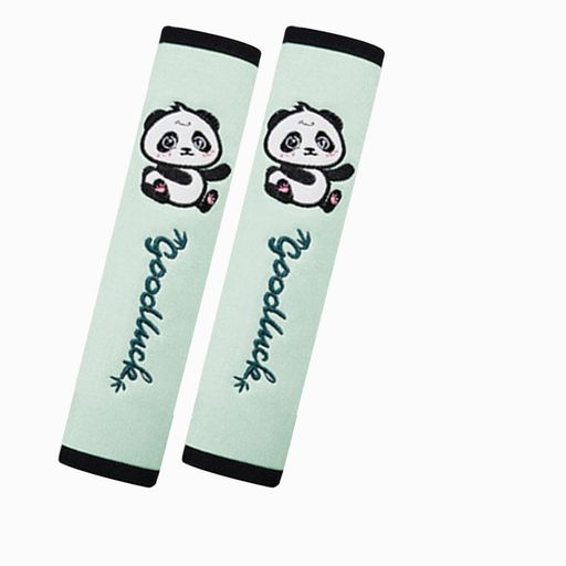 シートベルトカバー【2個セット】【パンダの刺繍】シートベルトパッド車用品肩と首を保護します色のパ..