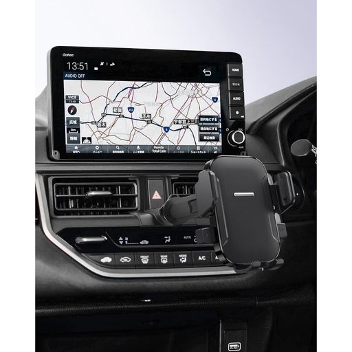 LUWU WR-V DG系専用スマホホルダー 【延長アーム付き、角度調節がさらに自由に】 360度回転・ワンタッチクリップ 携帯ホルダー スマホスタンド WR-V アクセサリー wrv カスタムパーツ