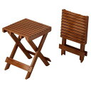 Fainyearn折りたたみ椅子踏み台ステップアウトドアチェアアウトドアチェア折りたたみチェアコンパクトスツール幅28x奥行28x高さ40cm(茶色)