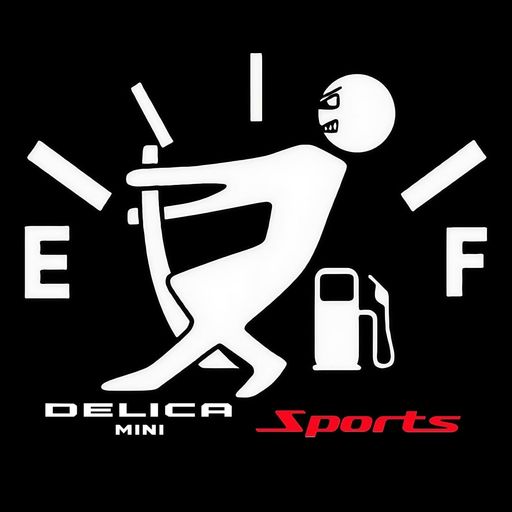 デリカミニDELICAMINI給油口カバーステッカーリアガラスリア給油口レーシングスサーキットステッカーカスタム傷、リアウィンドウステッカー防水カッコいい耐熱1枚(白デリカミニDELICAMINI)