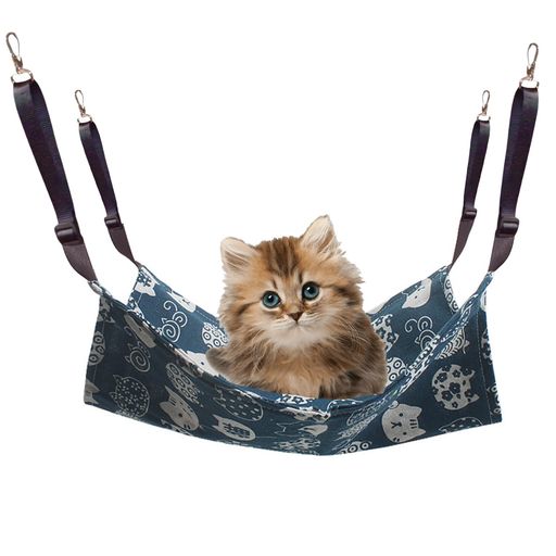 【製品仕様】: この猫用ハンモックは、M (50x40cm) と L (60x50cm) の2つのサイズがあり、さまざまなサイズの猫用ケージに適しています。毎日の休息、昼寝、遊びなど、このハンモックは猫に快適で特別な空間を提供します。 【柔らかい素材】: 猫用ハンモックは高品質の綿とリネンで作られており、柔らかく、快適で通気性があり、春と夏の使用に適しています。軽量素材を使用しているため、猫はハンモック内で自由に動き回りながら、快適な睡眠環境を楽しむことができます。 【調節可能な吊り下げロープ】: 猫用ハンモックには調節可能な吊り下げロープが付いており、猫ケージのサイズに合わせて高さを自由に調節でき、さまざまな設置ニーズに対応します。丈夫な金属フックを装備しており、簡単に固定でき、工具なしで素早く設置できます。 【強力な耐荷重】:猫用ハンモックは、太い吊りロープと強化金属フックを採用しており、耐久性と安定性に優れ、耐荷重は 10kg に達します。大人の猫でも、複数の子猫が同時に使用しても、安全にサポートでき、安全性が保証されています。