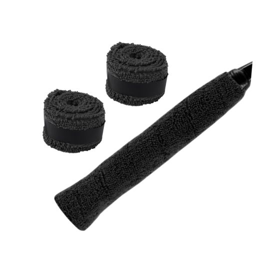 [仕様]タイプ:タオルタイプ/サイズ:680*30*5mm/カラー:黒/セット内容:グリップテープx2本(同色) [吸汗性抜群]タオルグリップは長毛繊維を使用しており、吸水性が高く、汗をしっかり吸収できます。湿度の高い環境や、汗をかきやすい方、長時間の激しいプレーに最適です。 [多用途]自分の好みに合わせてカットできるため、さまざまなスポーツ用具に対応可能です。 [取り付け簡単]シンプルな取り付け方法で、初心者でも安心。 [多彩なカラー展開]自分の好みに合わせて選べる多彩な色展開。個性を表現するのにぴったりです。