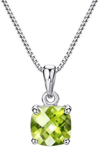 [Michooyel]2ctペンダントレディースネックレスシルバー925誕生石8月ジェムストーンファインジュエリー..