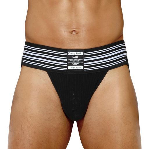 [CaseyKevin]ジョックストラップメンズtバック下着セクシーインナーパンツ補正下着1枚CK2213A1-ブラッ..
