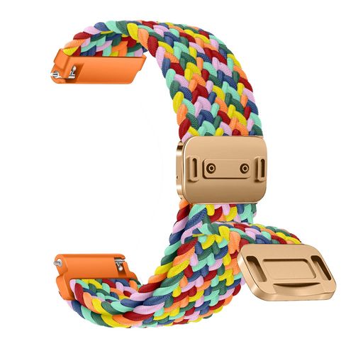 [ZoRoll]バンド20mm/22mmナイロンバンド20ミリ対応編み伸縮性腕時計ベルトスポーツストラップ20ミリ22ミリソフト通気性快適性交換ベル..