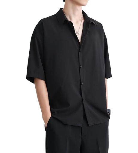 [Wotivon]シャツメンズ半袖五分袖無地大きいサイズ吸汗速乾柔らかい春秋夏服メンズtシャツ