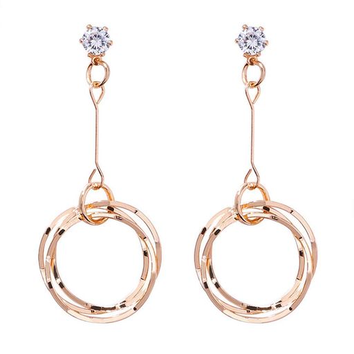 MIKAMUピアスレディース18金RGPスィングウェーブロングチェーンアメリカンピアス13cm人気イヤリングレ..