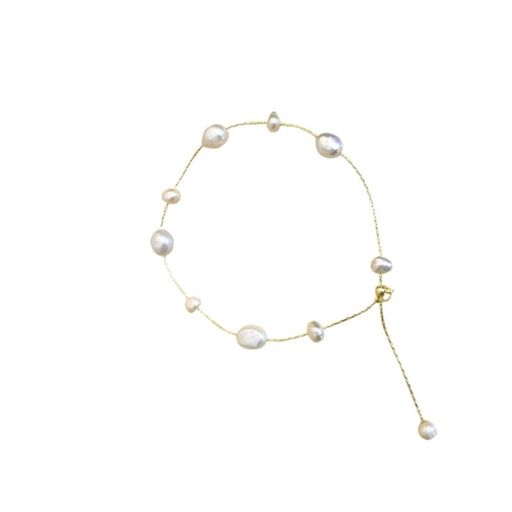 WatsuLifeブレスレットレディースエレガント上品ネコ鈴シンプルおしゃれ白い玉真珠少女可愛いパーティー祭り開運人気ネコ鈴シンプル高級女性誕生日母の日アクセサ...