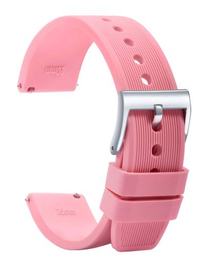 TStrapシリコン時計ベルト20mm-ラバー腕時計バンド腕時計べるとばんどスマートウォッチベルト交換用防..