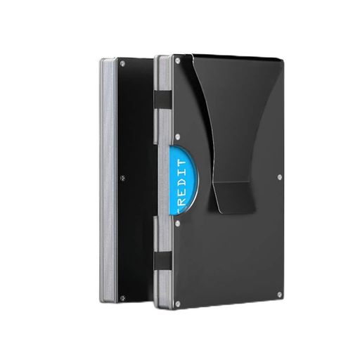 TEECYマネークリップメンズクレジットカードケース磁気防止個人情報盗難防止NFC保護マネークリップ付10..