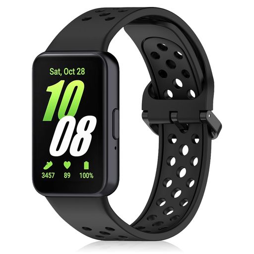 [ZoRoll]シリコンバンド用のSamsungGalaxyFit3対応交換ベルトスマートウォッチバンドスポーツストラップ簡単クリック簡単調整防水ソフト通気性超軽量快適性男女兼用替えベルト用のSamsung