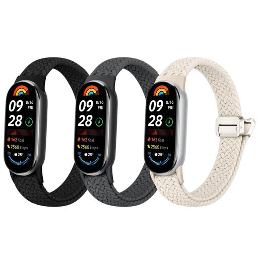 対応機種: コンパチブル xiaomi smart band 10、xiaomi smart band 9、xiaomi smart band 8に対応しています。注意:他の型番に適用出来ません。ご注文の前に、時計のモデルをよくご確認ください。(スマートウォッチ本体含まれておりません) *ご注意ください: 特に Mi Band 10 本体に装着する場合、本体が外れやすい場合がございます。装着時は、下の画像のポイント(本体両端の溝部分)を、しっかりとバンドの留め具に噛み合わせるため、「カチッ」と音がするまで、奥まで強く押し込んで固定してください。 超快適ナイロンバンド: Adepoy xiaomi smart band 9 交換バンドナイロンウォッチバンドは弾力性に優れた高級ナイロン生地で作られており、メッシュ形状は通気性があり、暑い日でも快適です。 通気性に優れたナイロン素材が熱気を拡散し、長時間装着時の蒸れ感を軽減します(Xiaomi Smart Band 10/9/8専用設計) 装着感ゼロの軽量性: しゃおみ スマートバンド9 ベルト、極薄ナイロン繊維を使用した抜群の軽量性。