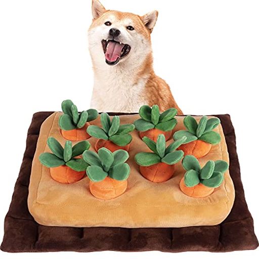 犬 おもちゃ ペット用品 知育玩具 犬 にんじん ノーズワークマット おやつ隠し YCY...