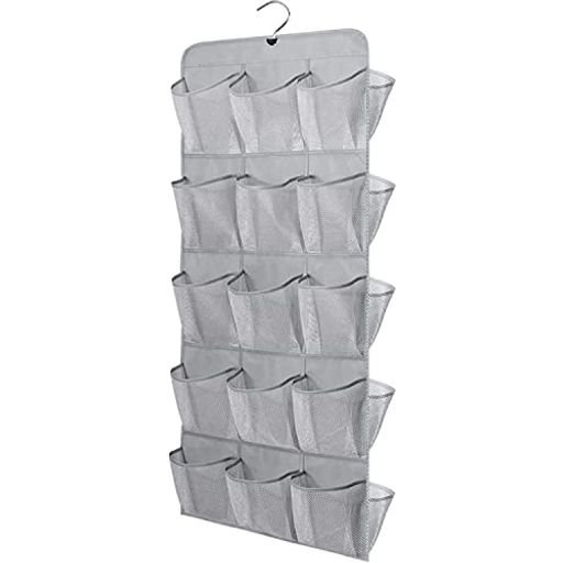 desikakyウォールポケット5段式30ポケットメッシュポケット壁掛け収納ボックス両面ハンガー収納ラック衣類靴下パンツネクタイ下着収納日常雑貨クローゼット玄関キッチン浴室