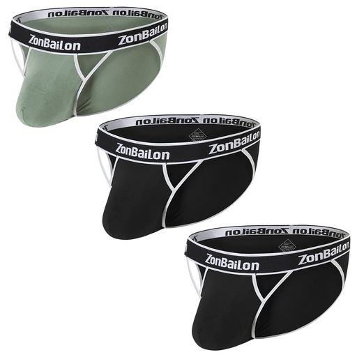 [SUMABA]ブリーフパンツビキニパンツシームレスメンズ下着tバックセクシーブラック