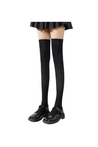 [セクションE無限E‐floral]E-floralニーハイタイツストッキングロリータ可愛いセクシーレディース黒1足組