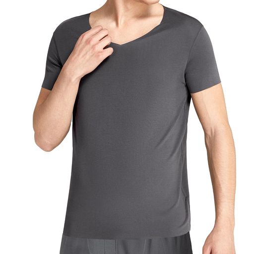 [ClarKarida]インナーシャツメンズアンダーTシャツ吸汗速乾Vネック無痕肌着高弾力インナービジネススポ..