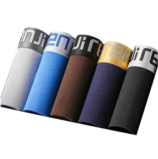 [SUNIU]ボクサーパンツメンズ下着セット通気吸汗コットンボクサーショーツ若いセクシースクエアショー..