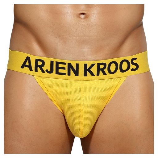 [ArjenKroos]Tバック下着メンズ男性用セクシーメッシュブリーフパンツジョックストラップGストリングア..
