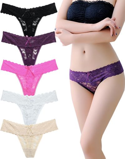 [Raiplusライプラス]tバックショーツレディースセクシー下着レディースビキニtバックてぃーばっく女性5枚セットレースS