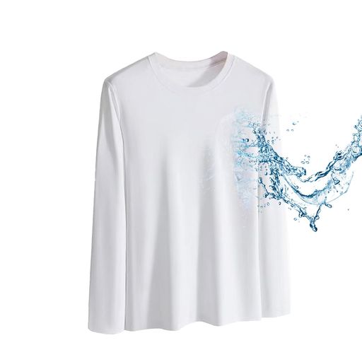 [maytopia]長袖TシャツロングTシャツメンズレディース防汚加工撥水撥油綿100%8.5オンス保温ヘビーウェ..