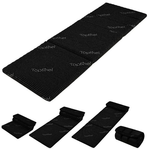 Topfinelマットレスごろ寝マットシングル高反発折りたたみ密度28D厚さ5cm150cm車中泊防災グッズマット..
