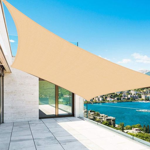 Timicle「日除けシェードベランダ」200*300屋外用、サンシェード、バルコニーサンシェード、UVカット90%、庭用、巻き取り、日よけスクリーン、家・廊下にも対応、オーニングベランダ目隠…