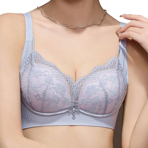 [Vasarhely]小さい胸が大きく見えるナイトブラブラジャーノンワイヤー寄せブラ無縫製レース谷間メイク..