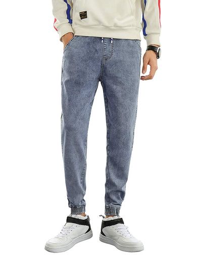 [STARNEAK]メンズジョガーパンツストレッチデニムジーンズ(082XL)