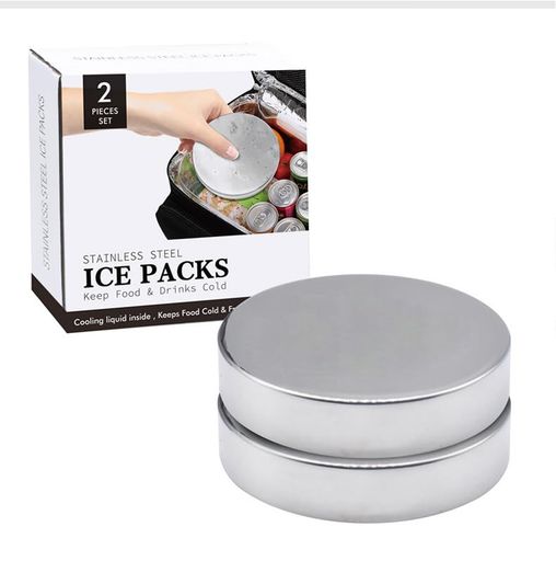 BDBステンレス保冷剤アイス保冷剤長時間強力倍速凍結驚異の保冷力繰り返し使用可高耐久1/2/4個セットア..