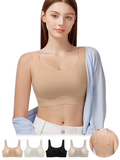 [veimia]胸が小さく見せるブラ小さく見せるブラ【約2カップ小さく見せる・かつてない通気性】・三重安..