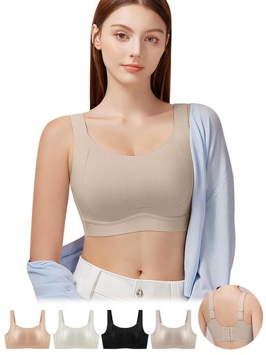 [veimia]胸が小さく見せるブラ小さく見せるブラ【約2カップ小さく見せる・かつてない通気性】・三重安..