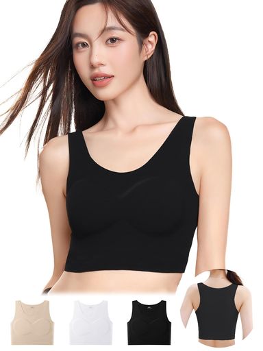 [BreLira]和装ブラ夏胸つぶし胸を小さく見せるブラ【呼吸する·和装ブラジャー】全身通気孔設計ナベシャツさらし脇高揺れない伸縮性肌に優シームレス着物バストを自然に潰す事で美しい…